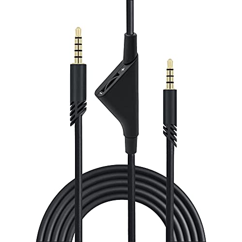 Mcbazel 2m 6.5 Feet zamjenski kabl za slušalice sa kontrolom jačine zvuka za Astro A10 / A30 / A40, kabl za slušalice za PS5 / PS4 / Xbox Series X & amp;s/Xbox One - Crna