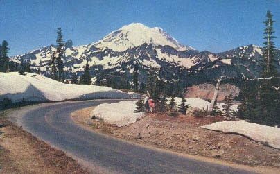 Chinook Pass, Washington razglednica
