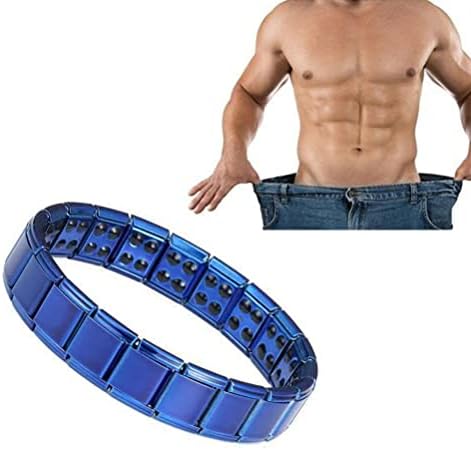 OHEPFD magnetske narukvice za muškarce, modni titanijum čelični bodnjak narukvica s dvostrukim redom jakim