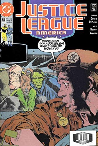 Liga pravde Amerika # 51 VF ; DC strip / Adam Hughes