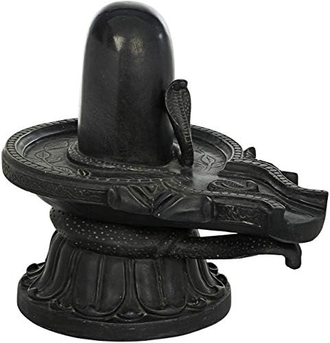 Crnac Crna kamena velika šiva Linga - Crna kamena skulptura