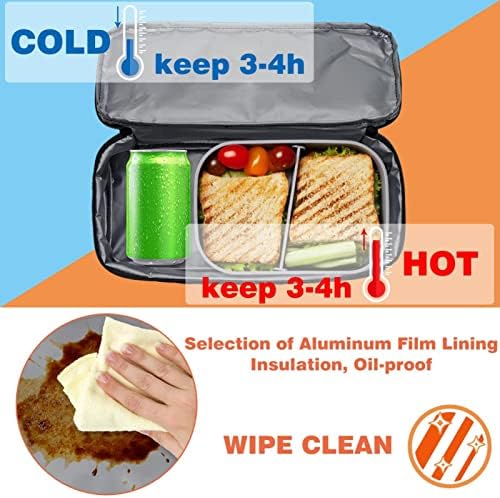 Torba za ručak Cooler Bag izolovana kutija za ručak vodootporna termo torba za ručak za posao, piknik i