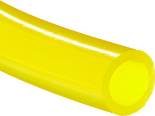 Tygon F-4040-A cijevi za gorivo PVC i podmazivanje, 1/8 ID, 1/4 OD, 1/16 zid, dužina 10 ', žuta