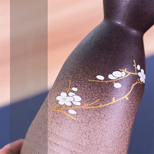 KLHHG keramički vinski set japanski trešnje cvjetovi za sake za vinski čaše za čišćenje boce sa čepom za