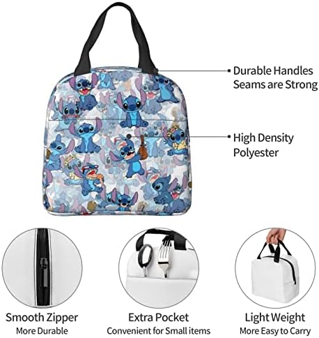 Izolirane torbe za ručak Ručak Portable Prostrani odrasli za višekratnu upotrebu Torba za tote za žene