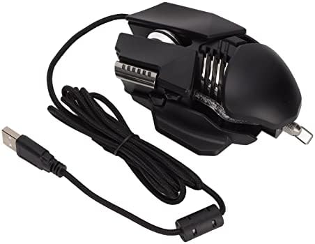 Dpofirs RGB žičani miš za igre, 12800 DPI USB optički računarski miš ergonomski miš za Laptop računare sa
