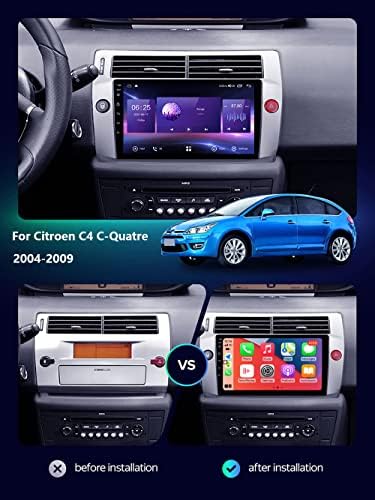 Roverone Car GPS navigacija za Citroen C4 C-Triomphe C-Quatre 2004-2014 sa Android Multimedia Player Stereo Radio Bluetooth WiFi USB Carplay DSP