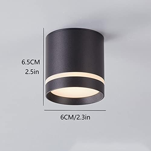 Ibajdy minimalistički stropni spust cilindra LED stropna svjetlost aluminijska anti-sjaljka stropna svjetlost