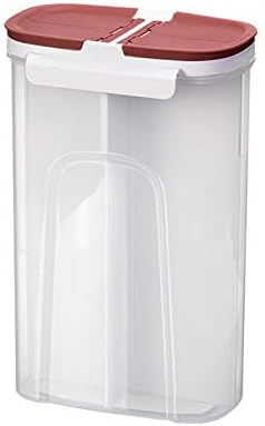Teegui pečat plastična tegla skladište kuhinja rezervoar za zrno limenke transparentne kutije za hranu kuhinja,trpezarija & amp; Bar stakleni kontejneri sa razdjelnicima