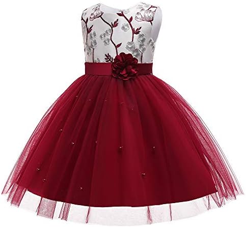 3m-9T Dječji djevojčice Cvjetni haljini za vez za vjenčane haljine za vjenčanje