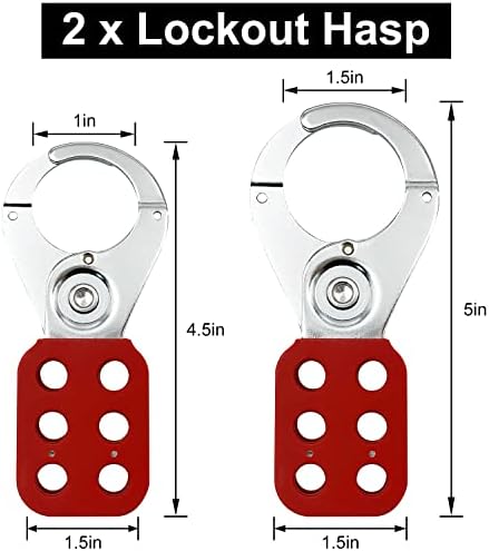 Lockout Tagout Kit - blokada prekidača za spajanje, grupni blokada HASPS, oznaka zaključavanja, univerzalni