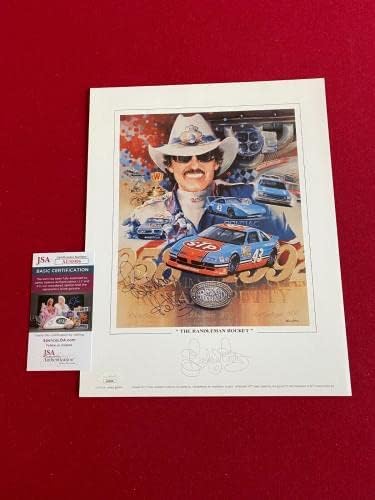 1993, Richard Petty, Autographion 11x14 Limited Print - Autographted Nascar fotografije