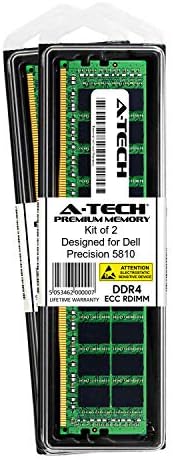 A-Tech 64GB komplet za Dell Precision 5810 - DDR4 PC4-21300 2666MHz ECC registrirani RDIMM 2RX4 - Server