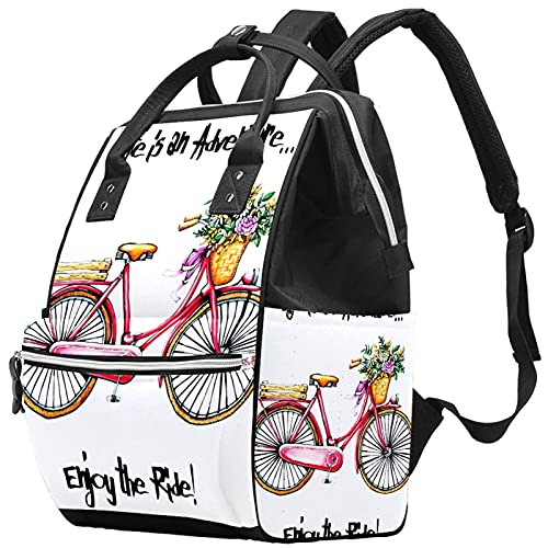 Biciklistički život je avanturistička pelena torba za ruksak mamični ruksak velikog kapaciteta pelenske torbe za staračku torbu za njegu beba