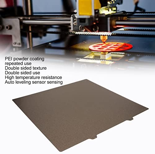 PEI čeličana ploča za ENDER 5 Plus, čelični čelični lim sa čeličnim pločama, 3D pribor za pribor, 377 ×