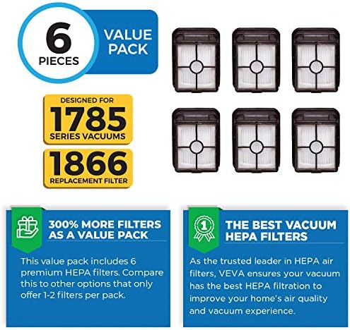 VEVA Premium Vacuum HEPA Filter Set kompatibilan sa Bissell modelom 1866 Crosswave i usisivačima serije 1785-6 pakovanje HEPA filtera deo #1608683
