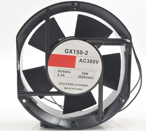 za GX150-2 380V 0,2A 38W 172x150x51mm 2-žični ventilator za hlađenje
