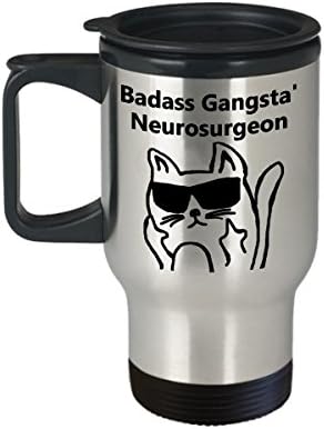 Badass Gangsta 'Neurosurgeon Coffee Travel Gol