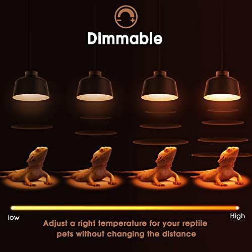 Briignite G9 sijalice za toplotnu lampu za Reptile, Mini Reptile Light, Prigušive G9 Mini halogene sijalice