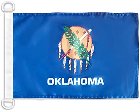 AZ zastava Oklahoma nautička zastava 18 '' x 12 '' - američka država Oklahoma zastava 30 x 45 cm - baner
