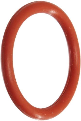 003 Silikonski O-prsten, 70a Durometer, crveni, 1/16 ID, 3/16 od, 1/16 širina