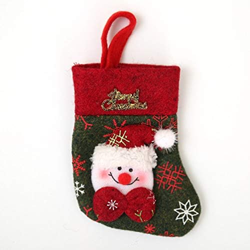 Artibetter 4pcs Božićne čarape ukrasi Božićni nosači za jelo s rukavima santa medvjedi rezervacijdžeri božićni