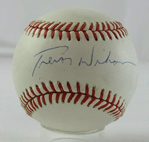 Trevor Wilson potpisao je AUTO Autogram Rawlings Baseball B107 - AUTOGREMENA BASEBALLS