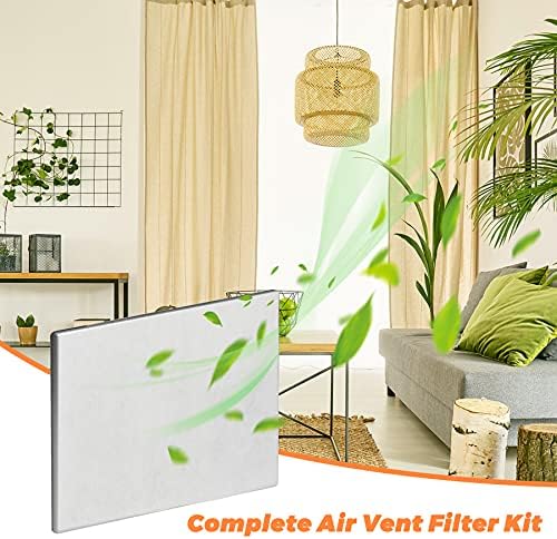 Gcgoods Air Vent Filter Kit, 20 x 90 elektrostatički mediji sa instalacijom trakom, registri & amp; rešetke