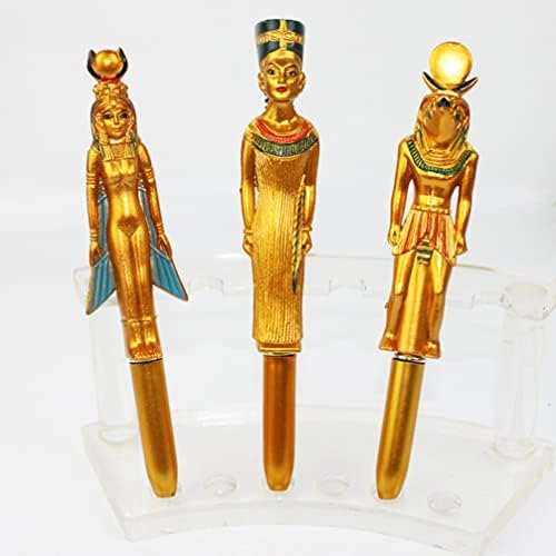 Nuobesty Personalizirana olovka 10pcs Ballpoint olovke Faraono Kip Drevni egipatski kralj pisanje olovke