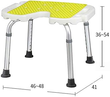 Stolice za kupanje, tuš stolica-aluminijska legurna noga plastična vodootporna sjedišta kupatilo, visina