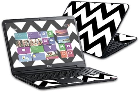 MightySkins kože kompatibilan sa Dell Inspiron 15 I15rv Laptop 15.6 wrap naljepnica Skins Black Chevron