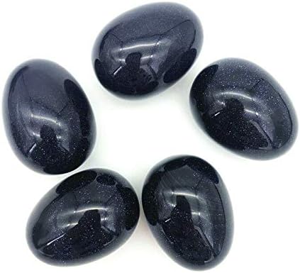 SEEWOODE AG216 1pc Velika veličina Blue Sandstone Kvarcni Kristalni kamenci u obliku jaja zacjeljivanje