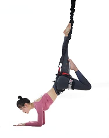 Vexneoerz zatvoreni bungee vitalni remen antenski joga bungee elastična gudačka ples fitness trening viseće
