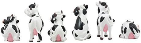 Pokloni i dekor Ebros set od 6 Whimbical Slatke govedne krave figurine stoke kravlje životinjske kolekcionarstvo