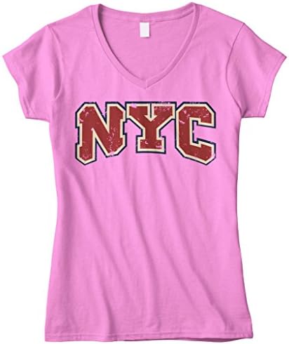 Cybertela ženski New York City NYC opremljena majica V-izrez