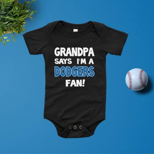 Djed nanycrafts kaže da sam Dodgers Fan Baby Bodysuit, bebi Dodgers ventilator