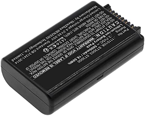 Synergy Digital Barcode Skener baterije, kompatibilan sa Psion 1110108-2 skener barkoda, ultra velikim kapacitetom,
