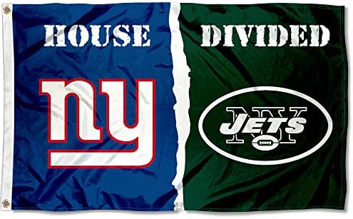 NY Giants i New York Jets, podijeljena zastava