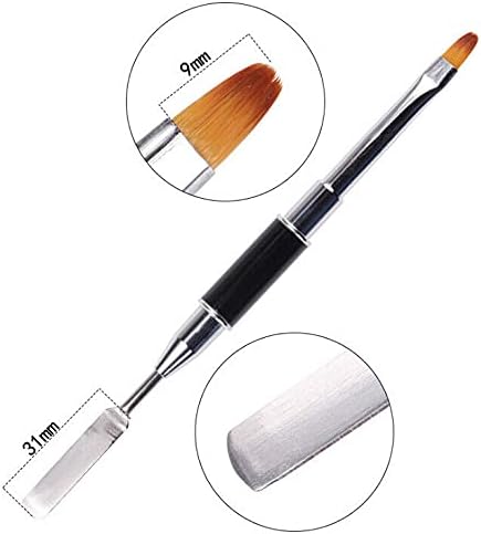 UV poli gel za noktno olovka za nokte dvostruki krajnji oblik karata za police Poljski pribor za četkicu