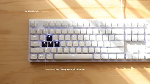 i-rocks K75m osvetljena mehanička tastatura, 104 tasteri, sa Cherry MX prekidačima, PBT tasteri za ključeve,