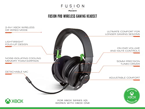 PowerA FUSION Pro bežične slušalice za igranje za Xbox seriju X|s