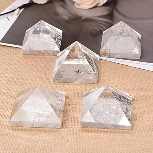 Binnanfang AC216 1pc Prirodni kristal Clean Kvarcni piramida zacjeljivanje energije Kamen Reiki Crystal