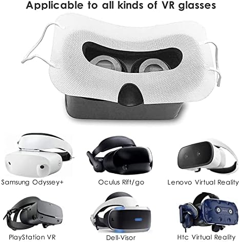 Busjoy 50PSC jednokratna VR maska univerzalna Sanitarna maska za oči za Oculus Quest 2/HTC Vive/Gear VR/Playstation
