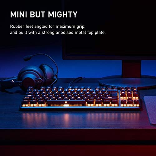 Fnatic miniSTREAK-RGB mehanička tastatura za igre sa LED pozadinskim osvjetljenjem - Cherry MX tihi crveni
