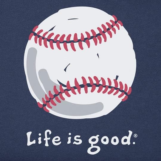 Život je dobar. Dječji bejzbol SS drobilica, najmračnija plava, x-velika