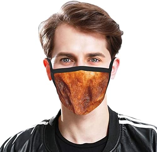 Burritos Giant Flour Tortilla Taco Face Maska za odrasle Crna prozračna mrežasti tkanini koji se može koristiti