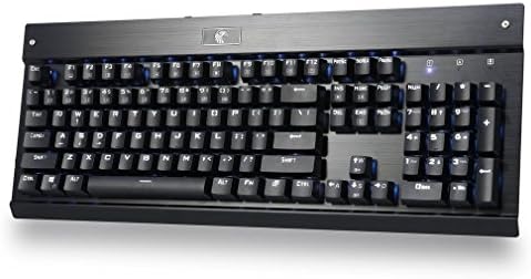 Granvela MechanicalEagle Z - 77 white Backlit 104 tasteri mehanička tastatura za igre protiv duhova sa plavim