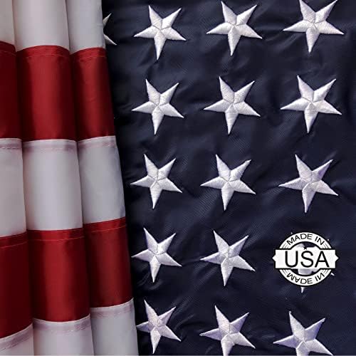 Američka zastava 4x6 Izrađena u SAD-u Teška dužnost, američke zastave 4x6 Vanjski, najduže veće sa vetrom,