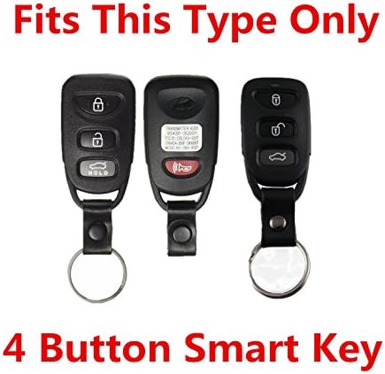 RpKey silikonski unos bez ključa za daljinski upravljač FOB poklopac zaštitnika za zaštitu za Hyundai Accent