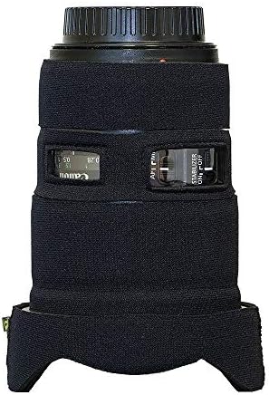 Lenscoat Cover kamuflaža neoprenska zaštita poklopca CANON 16-35mm F / 4L je, crna